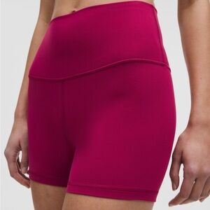 Women's Pink High-Waisted Shorts